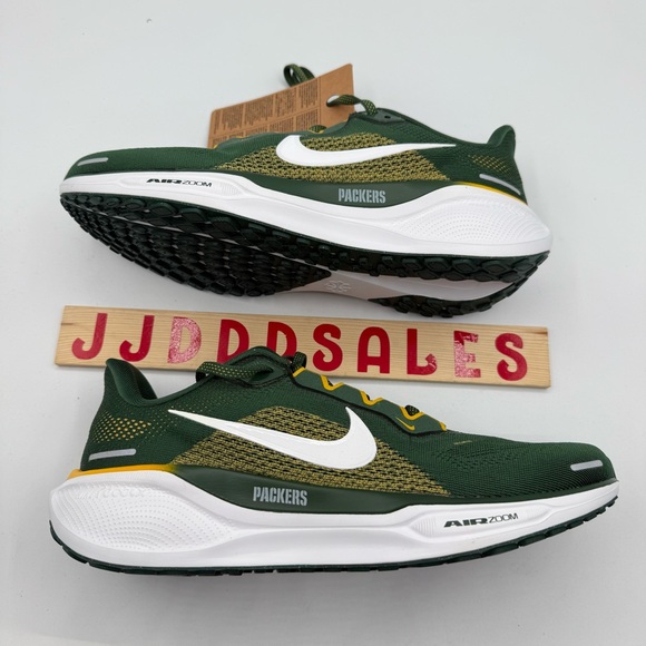 Nike Air Zoom Pegasus 41 NFL Green Bay Packers Shoes FZ5090-300 Men’s Sz 8 main image 5